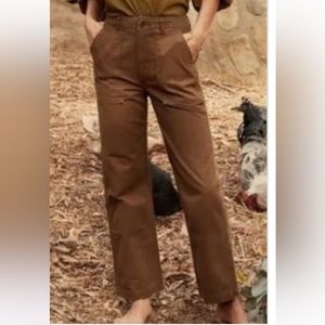 NWOT Doen Wilder trousers pants dark brown sz 29